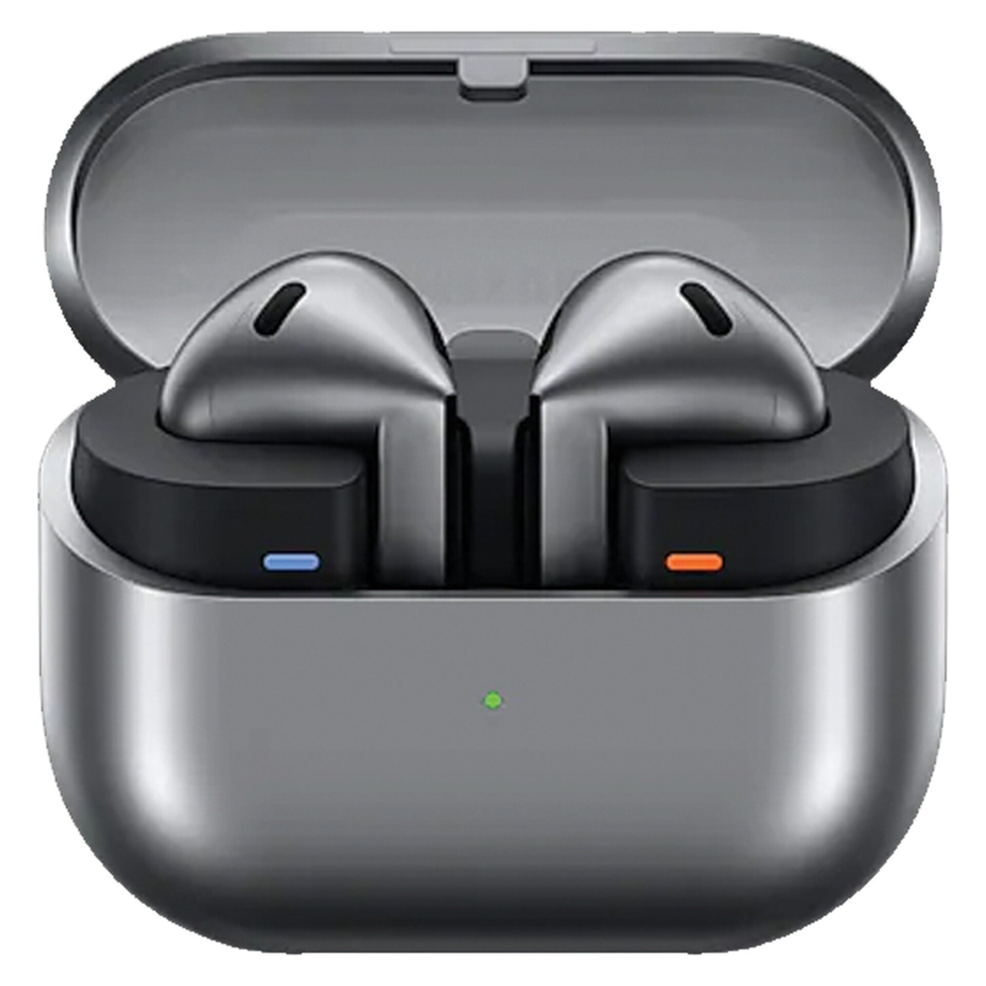 هدفون سامسونگ بلوتوثی سامسونگ Galaxy Buds3 با نویز کنسلینگ فعال (ANC)، نویز کنسلینگ میکروفون (ENC)، درگاه شارژ USB Type-C، با قابلیت اتصال به چند دستگاه، دارای قابلیت صدای 360 درجه، Galaxy AI، میکروفون سه گانه، پشتیبانی از فرمان لمسی، ضد آب و گرد و غبار